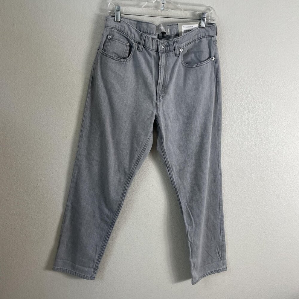 NEW Everlane Jeans Womens 29 Gray The Summer‎ Jean High Rise Tapered No Stretch